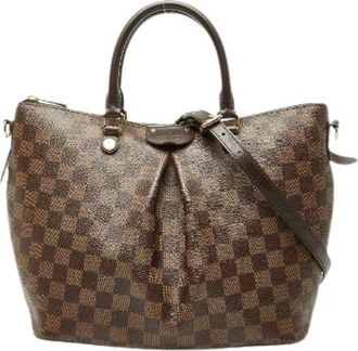 Louis Vuitton Pre-owned Handbags, female, Brown, Size: ONE SIZE Pre-owned Siena MM Damier Handbag
