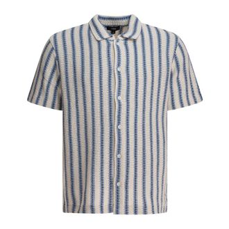 Vince Heren, Overhemden, Blauw, Maat: XL Katoen