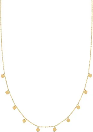 Bony Levy 14K Gold Fringe Heart Chain Necklace in 14K Yellow Gold at Nordstrom, Size 18