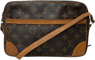 Louis Vuitton Pre-owned Cross Body Bags, female, Brown, Size: ONE SIZE Pre-owned Trocadero Monogram Shoulder Bag