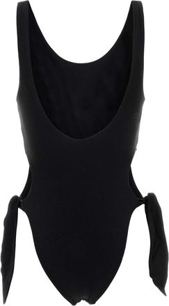 Chlo&eacute; Parrot & Floral Print Swimsuit - Black