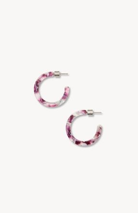 Machete Jewelry Mini Hoops in Amethyst at Nordstrom