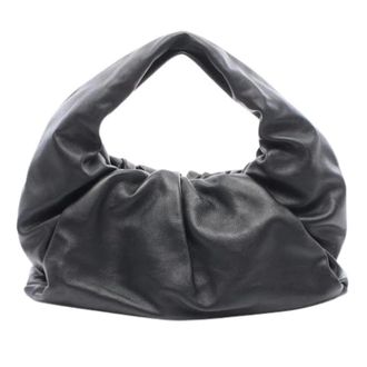 Bottega Veneta Pre-owned Leren Schoudertas - Dames - Pre-owned - Zwart - Maat: ONE Size Leer
