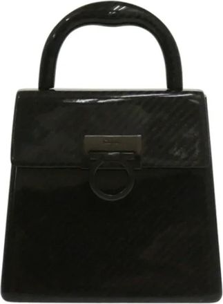 Ferragamo Pre-owned Fabric handbags - Dames - Vintage Handtas - Zwart - ONE Size - Vintage