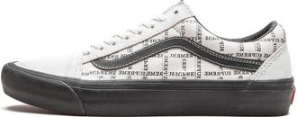 Vans Supreme x Old Skool Pro Logo Pattern - White VN0A45JC2YV