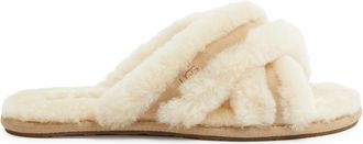 UGG Ugg Scuffita Shearling Slippers - Sand - 5 (IT36 / UK3)