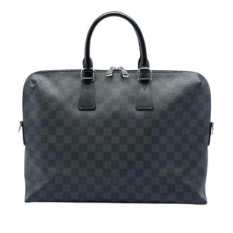Louis Vuitton Pre-owned Porte Documents Jour - Heren - Pre-owned - Zwart - Maat: ONE Size Leer