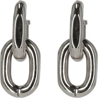 Paco Rabanne Silver XL Link Earrings