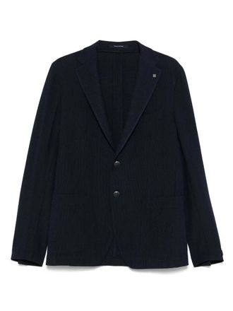 Tagliatore Dakar blazer - men - Polyamide/Elastane/Virgin Wool/Cupro - 50 - Blue