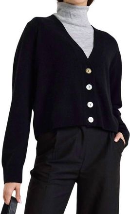 Brodie Alani V-Neck Cardigan In Black