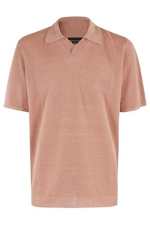 Roberto Collina Piqu&eacute; Stitch Polo Shirt With Classic Collar