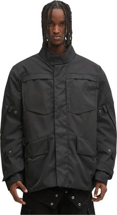 VETEMENTS Biker Parka - Heren - Zomerjassen - Zwart - XL - Leer - Jassen