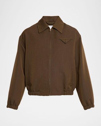 Bottega Veneta Men & apos;s Wool Blouson Jacket