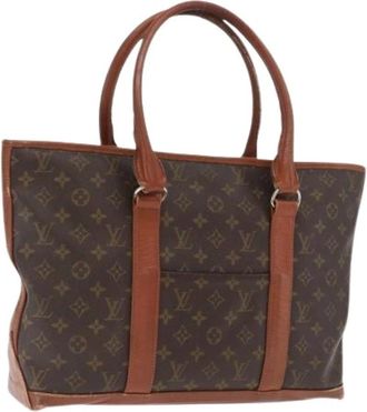 Louis Vuitton Pre-owned Tote Bags, female, Brown, Size: ONE SIZE Pre-owned Vintage Canvas Tote Bag