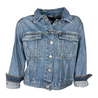 Denham Denim Jackets, female, Blue, M, Sana Denim Jacket