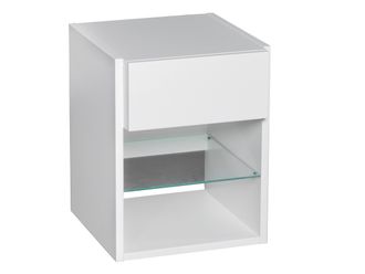 Schubiger M&ouml;bel Nachttisch Elton Weiss