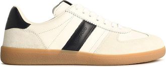 Tom Ford Archer White Suede Sneakers