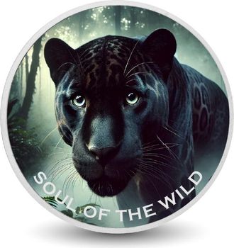 OEM Guardi&aacute;n De Las Sombras: Alma De Lo Salvaje 1 Oz Plata Coloreada