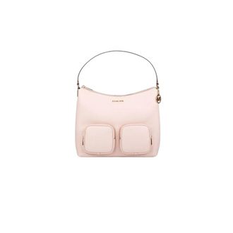 Michael Kors Tassen, Dames, Roze, ONE Size, Leer, Merrit Grote Shopper Tas