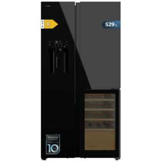 Cecotec Cecotec Frigor&iacute;fico 3 Puertas Bolero Coolmarket Tdw 529 Wid Black Glass E