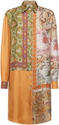 Pierre-Louis Mascia Aloe Longsleeve Shirt - Dames - Shirt Kleedjes - Veelkleurig - M - Kleedjes