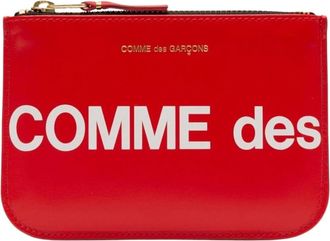 Comme Des Gar&ccedil;ons Tassen, Heren, Rood, ONE Size, Leer, Enorme Log Portemonnee