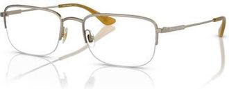 Brooks Brothers 55mm Rectangle optical glasses in Gold at Nordstrom