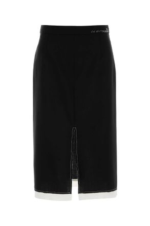 Marni Black Wool Skirt
