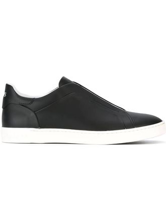 Tod's slip-on sneakers - women - Leather/Leather/Leather - 36 - Black