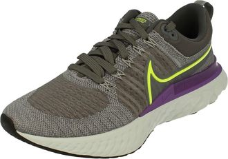 Nike React Infinity Run FK 2, Mens Running Shoes, Dark Grey, 7.5 UK