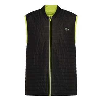 Lacoste Mens Lacoste Lightweight Reversible Padded Vest in Black