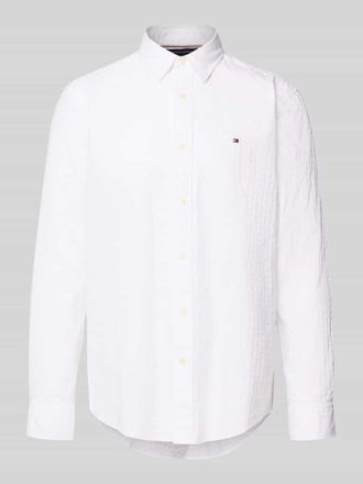 Tommy Hilfiger Regular Fit Freizeithemd aus reiner Baumwolle in Weiss, Gr&ouml;&szlig;e XXL