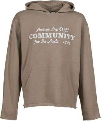 Honor The Gift Hoodie met zak - Beige