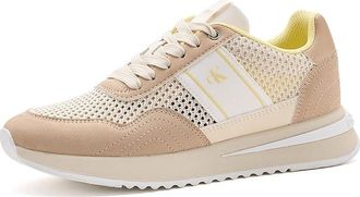 Calvin Klein Palimer Womens Shoes Light Natural/Beige : 9.5 M, Suede/Textile