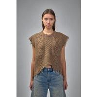 R13 Boyfriend Cable Sweater Vest