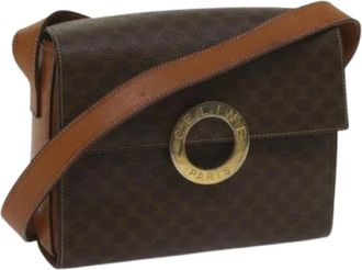 Celine Pre-owned Cross Body Bags, female, Brown, Size: ONE SIZE Pre-owned Vintage Cross Body Bag