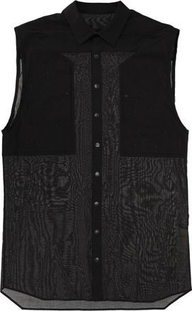 Rick Owens Sleeveless Shirt Jumbo Sl