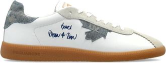 Dsquared2 Rebel Sportschoenen - Heren - Sneakers - Wit - 41 1/2 EU - Leer - Schoenen