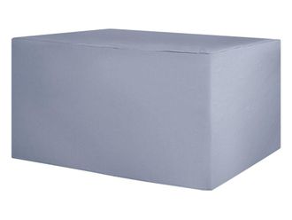 Beliani Funda de protecci&oacute;n impermeable 155 cm 155 cm 90 cm gris
