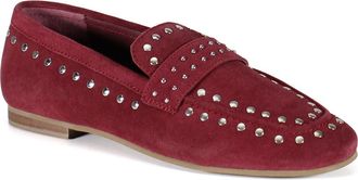 Diba CAN YON Suede Slip On Loafer in Deep Cherry at Nordstrom, Size 7.5
