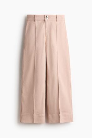 H&M Wide High Ankle Jeans in Light Coral Pink at Nordstrom, Size 10