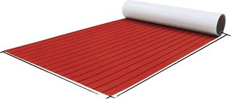 OEM Alfombrilla Marina Antideslizante, Impermeable, Roja