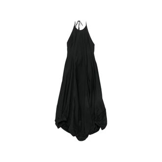 Gimaguas Samba Maxi Jurk - Dames - Casual kleedjes - Zwart - M - Katoen - Kleedjes