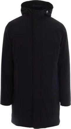 Herno Hooded Concealed-fastening Coat