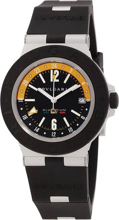 Bulgari Aluminium Automatic Black Dial Mens Watch 103702