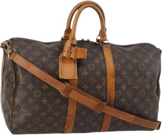 Louis Vuitton Pre-owned Weekend Bags, female, Brown, Size: ONE SIZE Pre-owned Weekend Bag