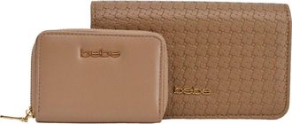 Bebe Otto Crossbody Bag with Matching Wallet in Taupe at Nordstrom Rack