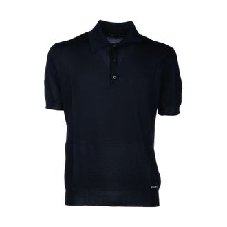 Prada Hombre, Camisetas, Azul, Talla: L
