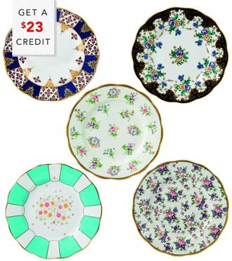 Royal Albert 100 Years Plates (Set Of 5) With $23 Credit