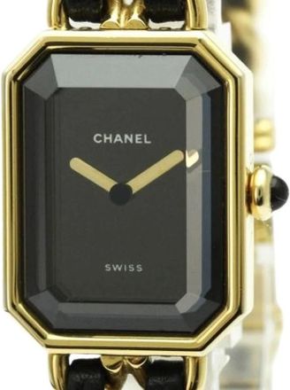Chanel Pre-owned Watches, female, Black, Size: ONE SIZE Pre-owned Premiere H0001 Wristwatch